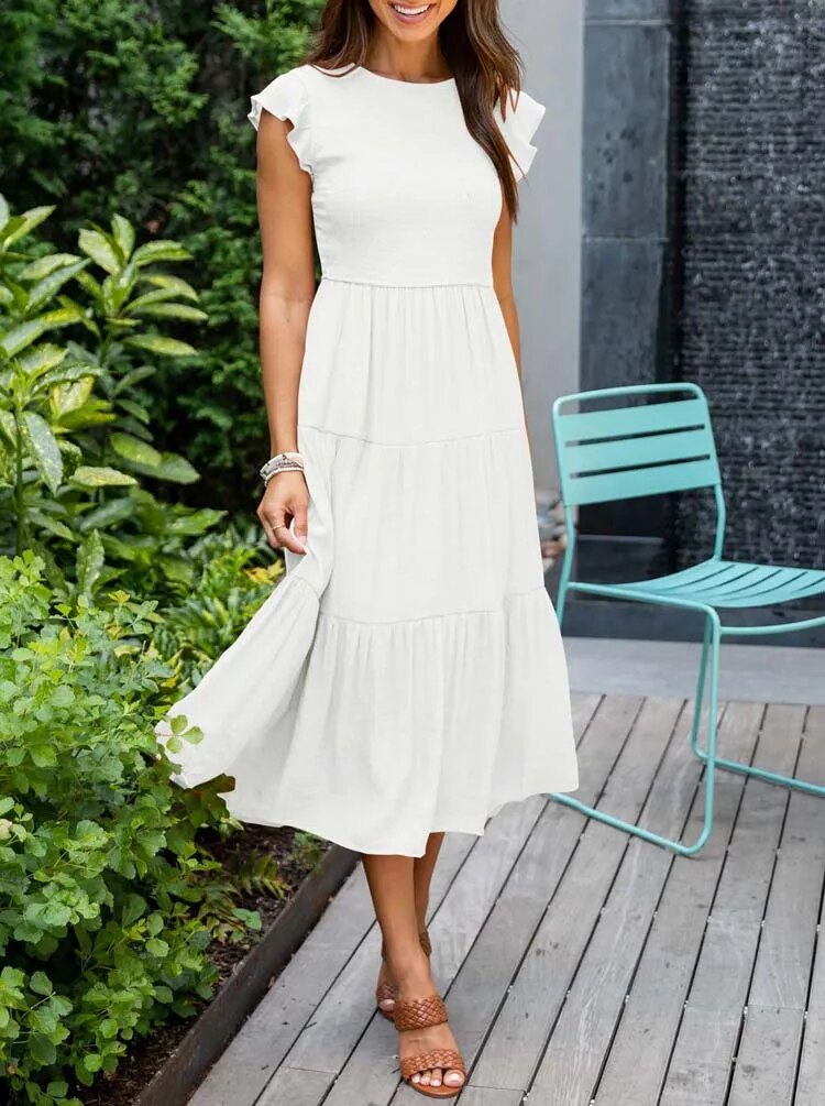 FloraBelle™ – Robe Longue Femme Élégante et Confortable pour l’Été