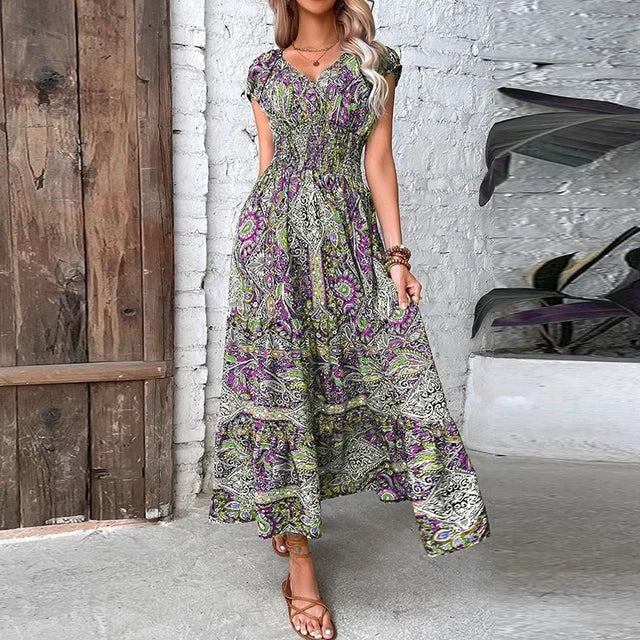 Robe Longue Florale Été pour Femme