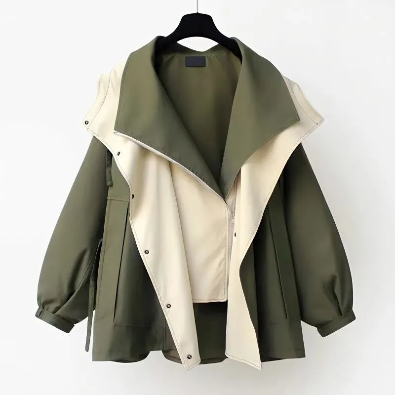Veste imperméable femme tendance avec coupe oversize - LuxeStyle