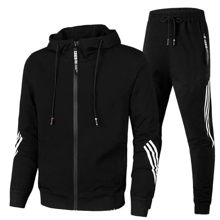 Survêtement Homme Sportif avec Capuche - Doux, Élégant & Polyvalent