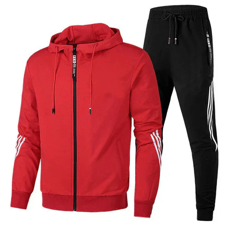 Survêtement Homme Sportif avec Capuche - Doux, Élégant & Polyvalent