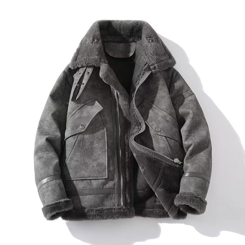 Veste Hiver Doublée pour Homme avec Poches Réfléchissantes - LuxeStyle