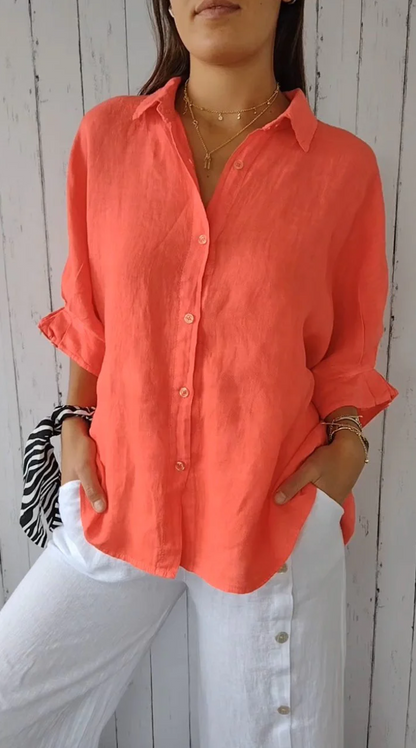 PolyEleg™ – Blouse Femme Élégante en Polyester Confort Durable et Chic