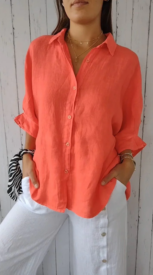 PolyEleg™ – Blouse Femme Élégante en Polyester Confort Durable et Chic