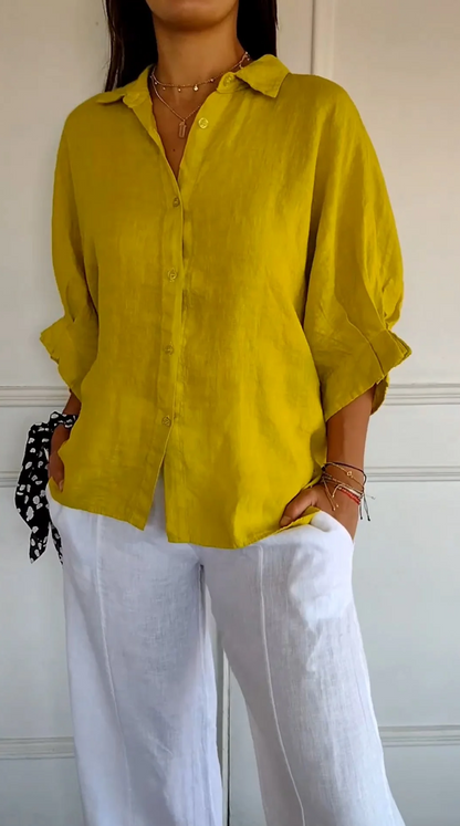 PolyEleg™ – Blouse Femme Élégante en Polyester Confort Durable et Chic