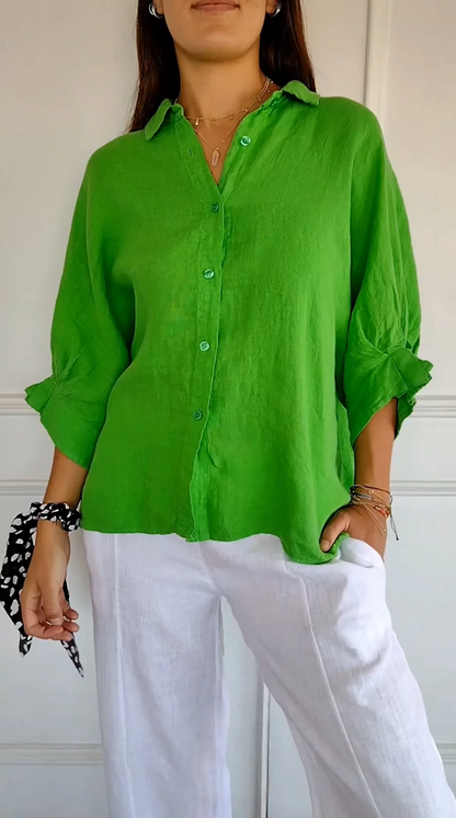 PolyEleg™ – Blouse Femme Élégante en Polyester Confort Durable et Chic