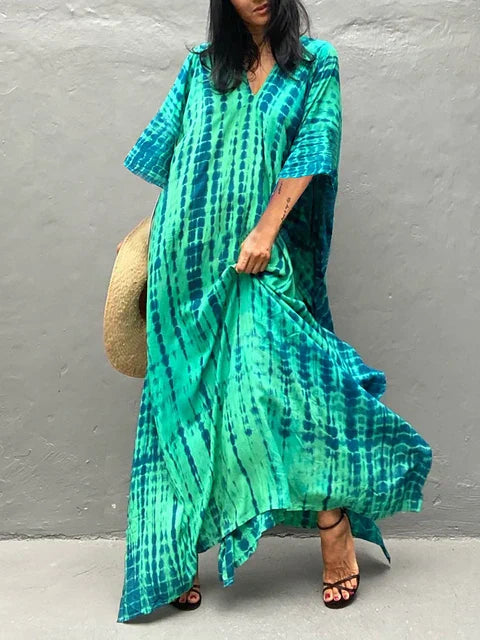 Robe Été Longue Femme - Caftan Léger et Décontracté au Style Boho - LuxeStyle