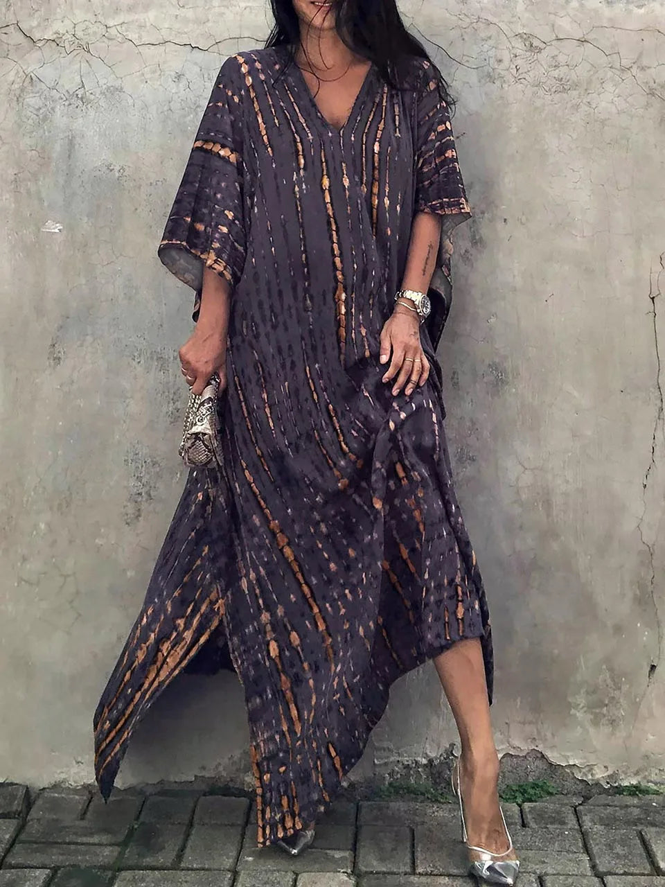 Robe de Plage Élégante pour Femme - Longue et Colourée