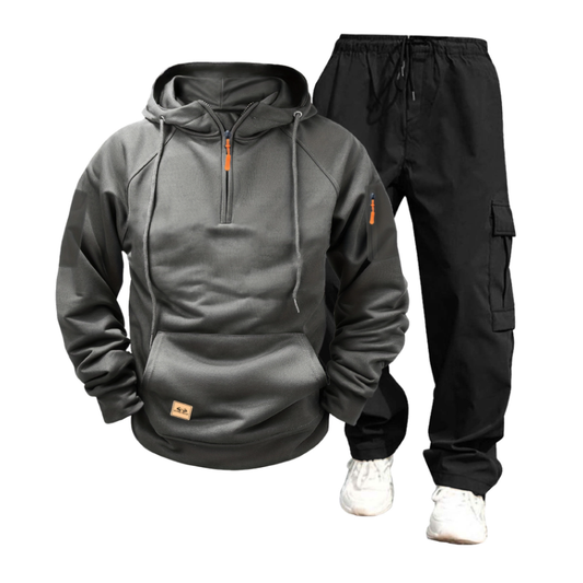 Tenue Décontractée Homme: Sweat Capuche et Pantalon Jogging - LuxeStyle