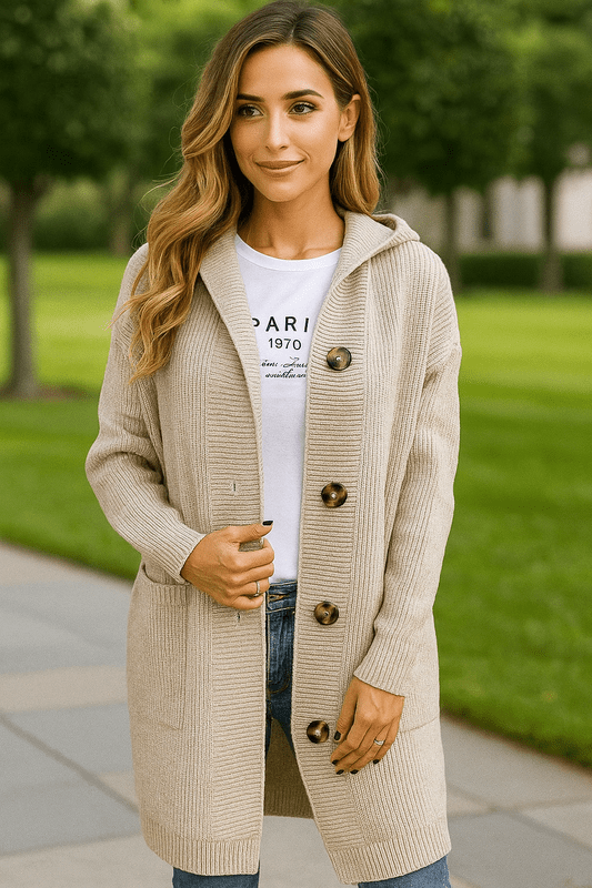 Gilet Long Femme Chic - Cardigan Léger avec Coupe Avant-Garde & Style Tendance