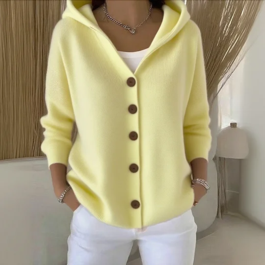 Cardigan Femme Élégant – Maille Souple Cachemire & Coupe Classique