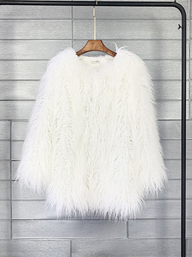 Manteau Femme Élégant Hiver Longue Taille
