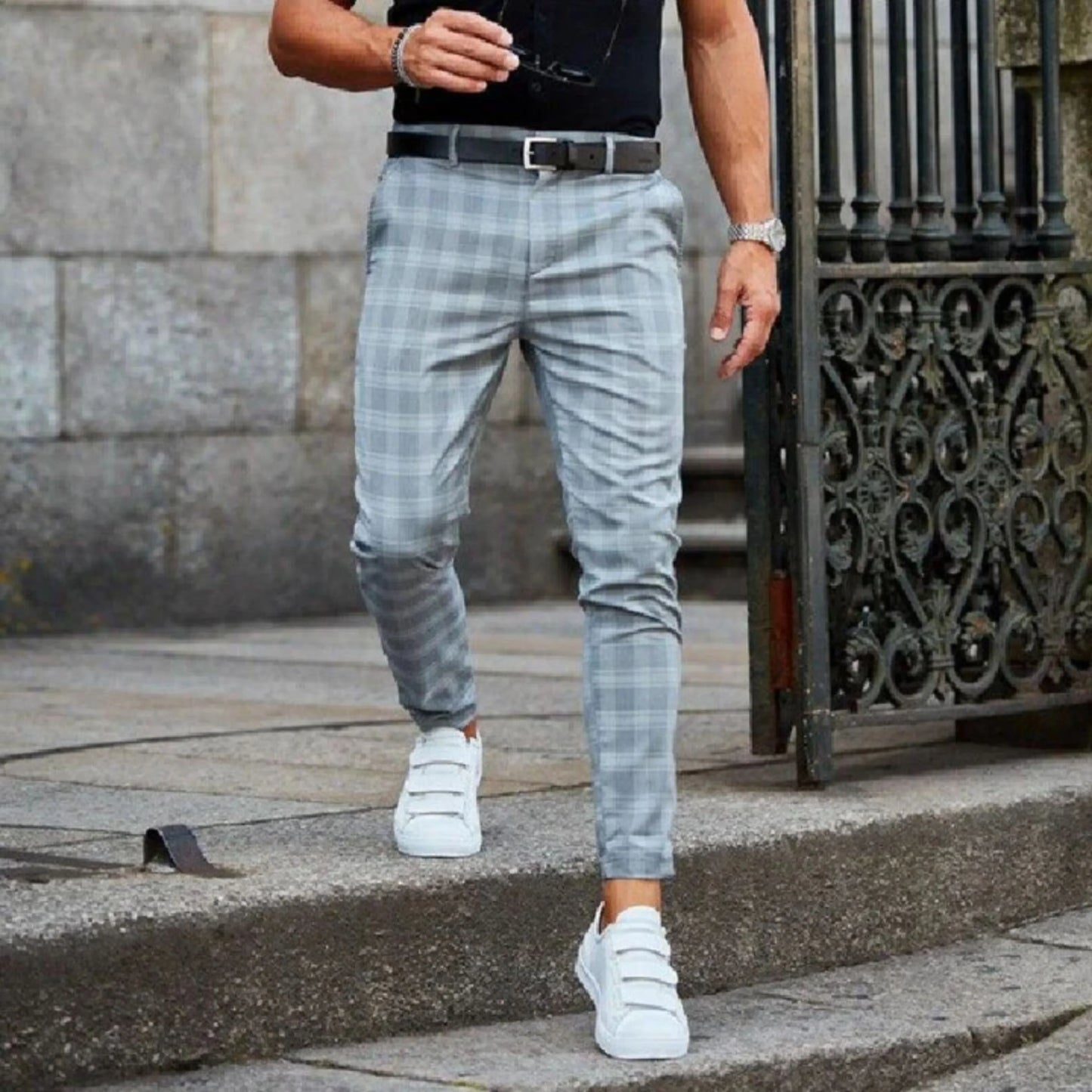 Pantalon Chino Homme Classique Slim Fit