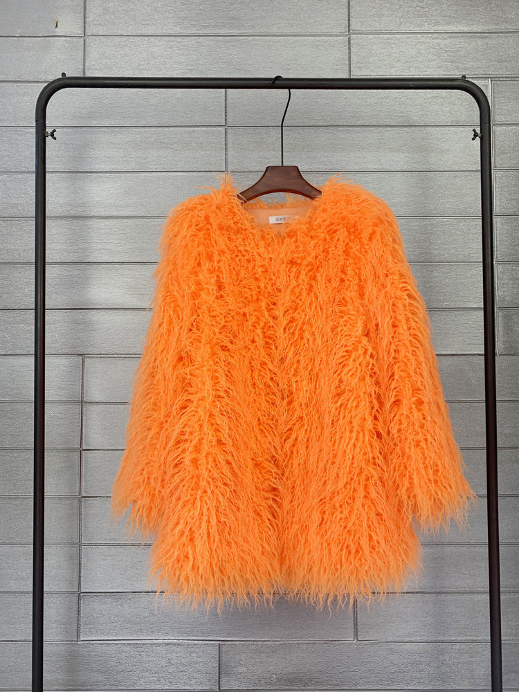 Manteau Femme Élégant Hiver Longue Taille