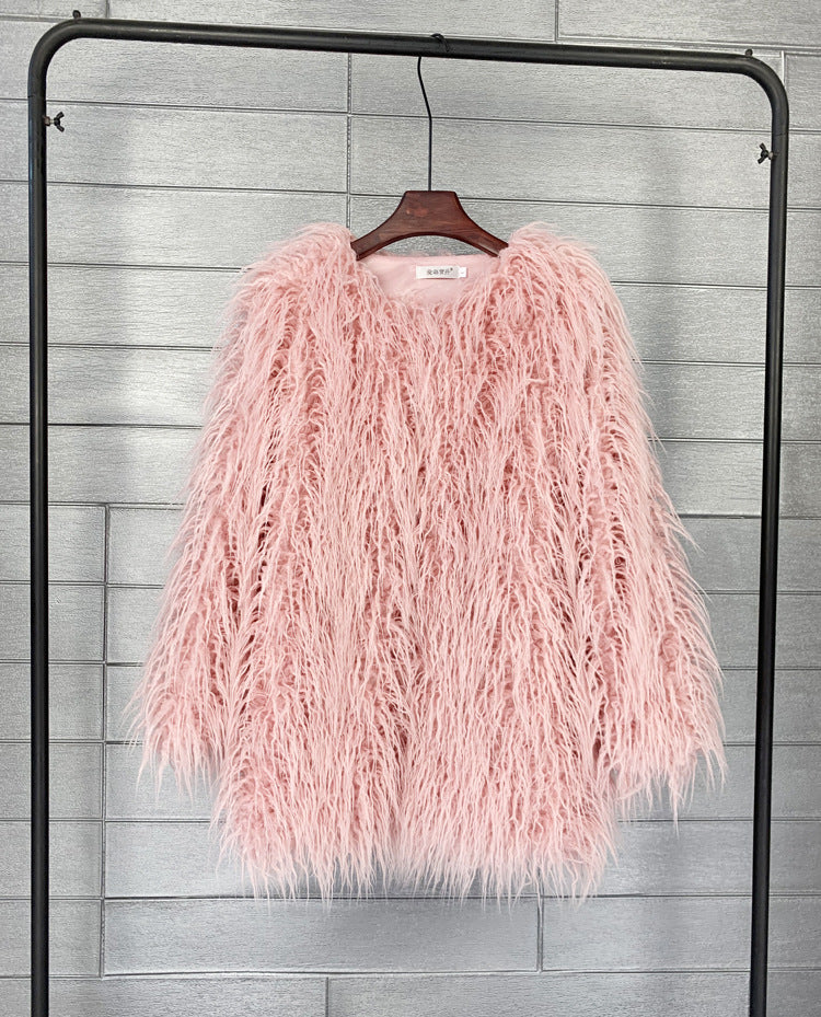Manteau Femme Élégant Hiver Longue Taille