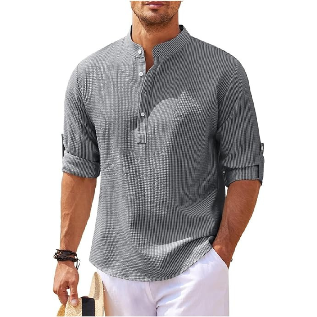 Chemise Homme Relaxe Élégante | Style Détendu