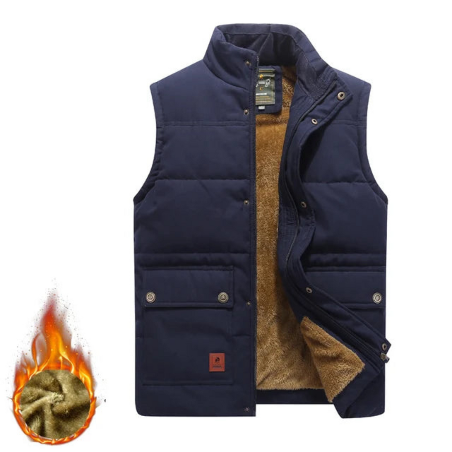 Gilet Homme Isolé Chaud Hiver