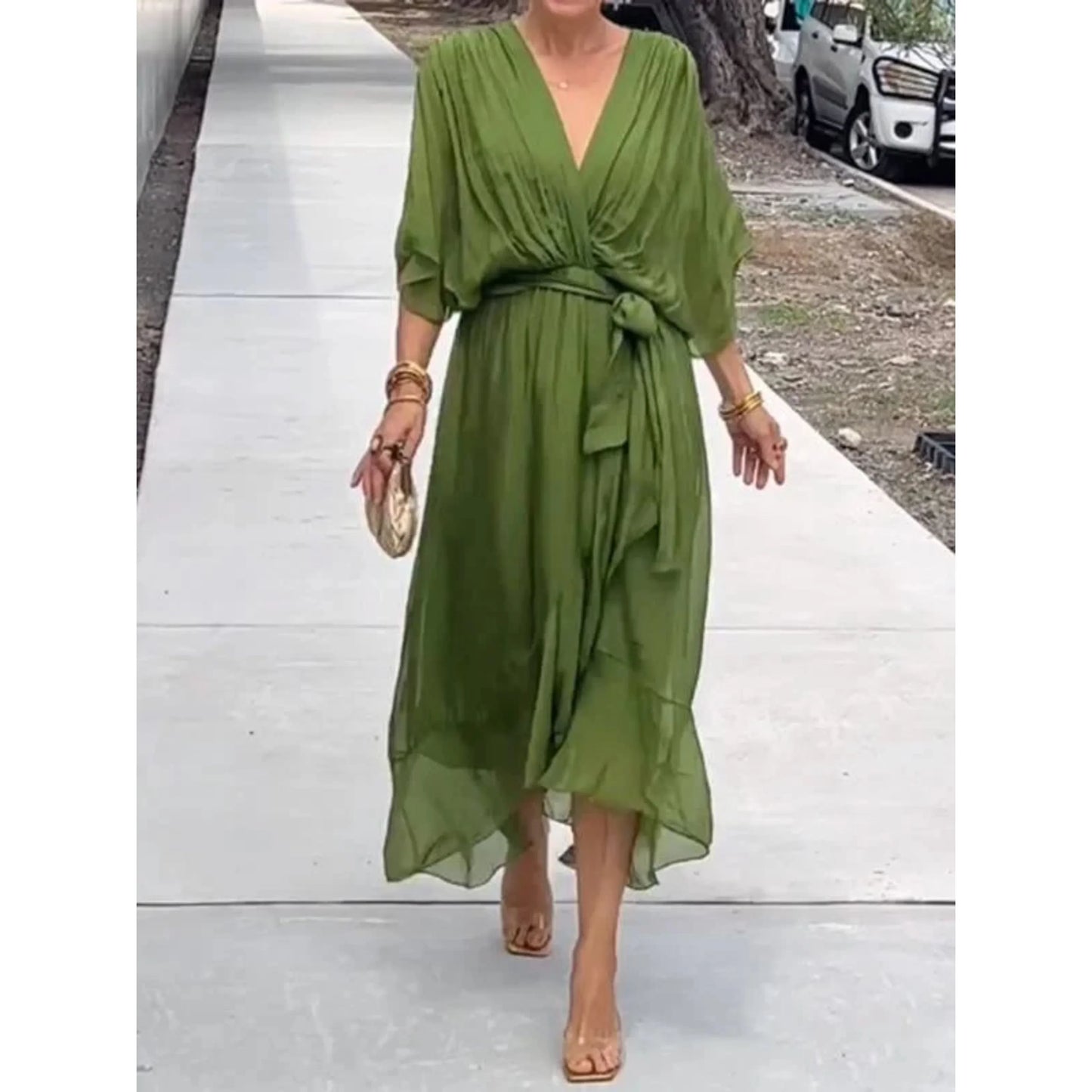 Robe Élégante en Soie pour Femmes
