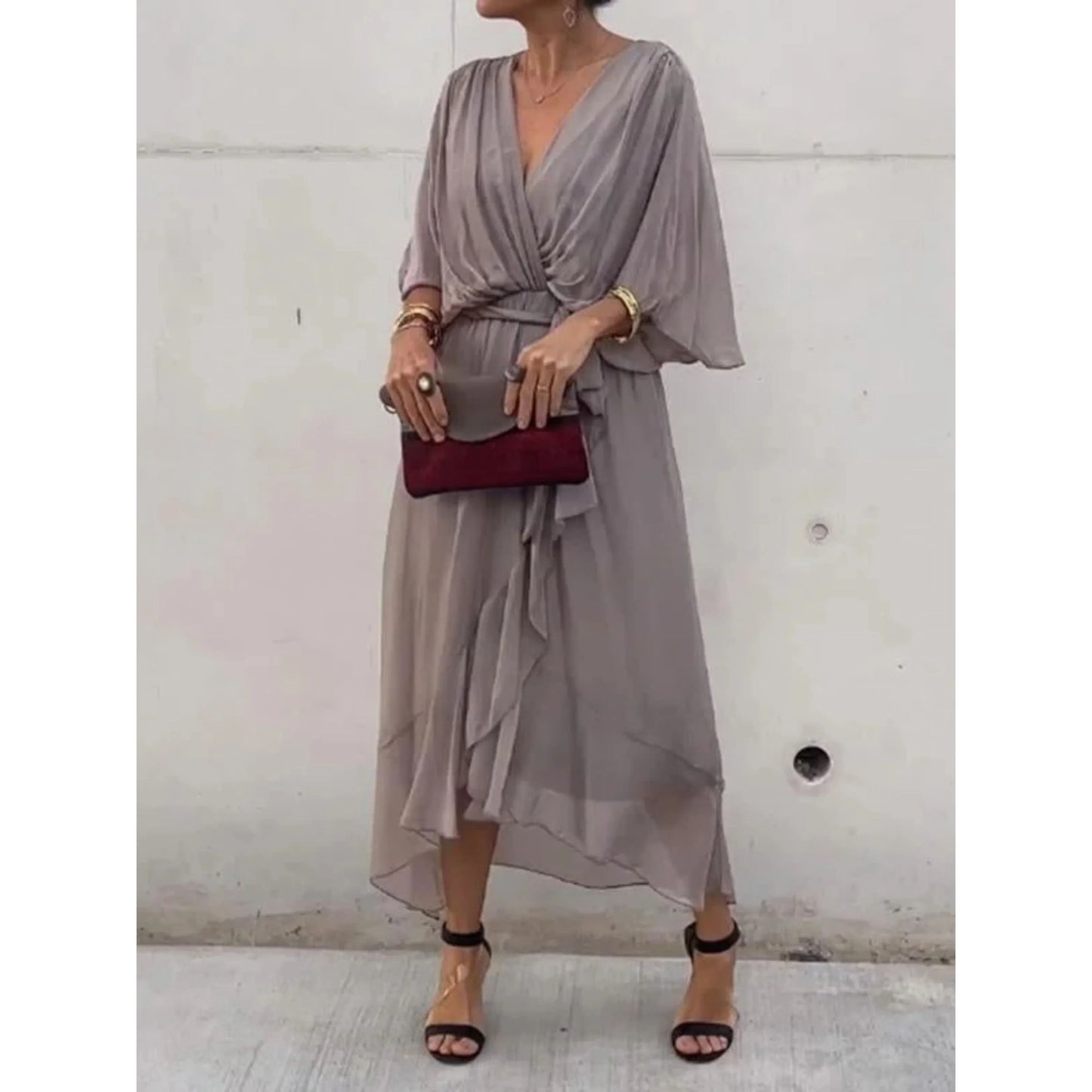 Robe Élégante en Soie pour Femmes