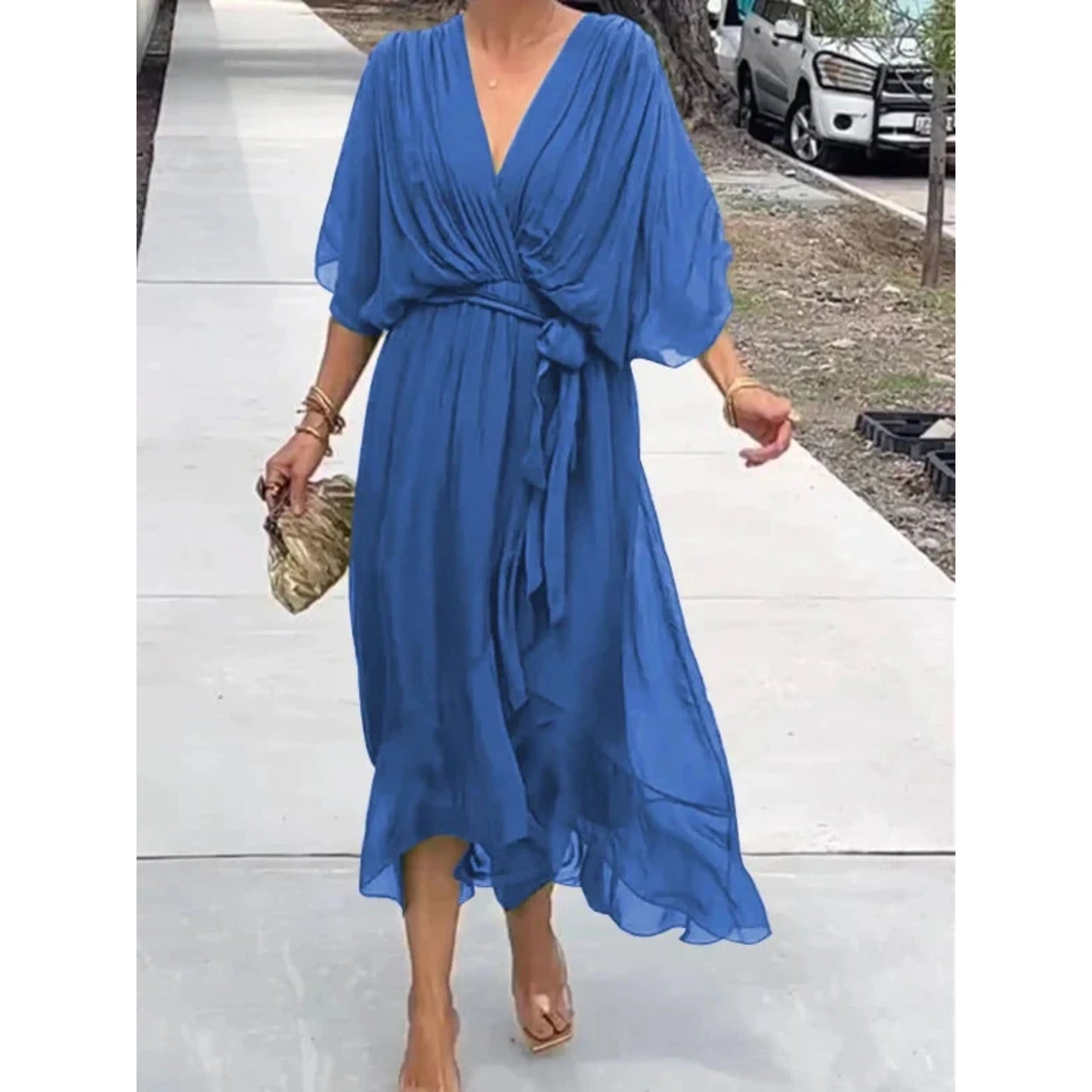 Robe Élégante en Soie pour Femmes