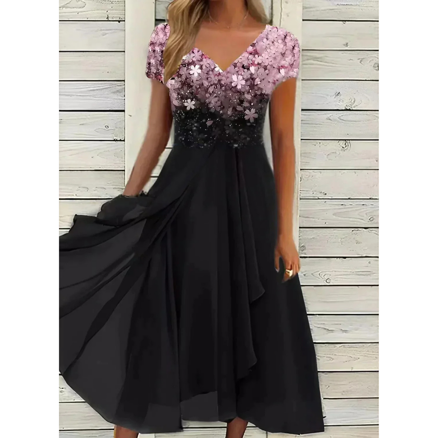 Robe Femme Élégante Taille Droite