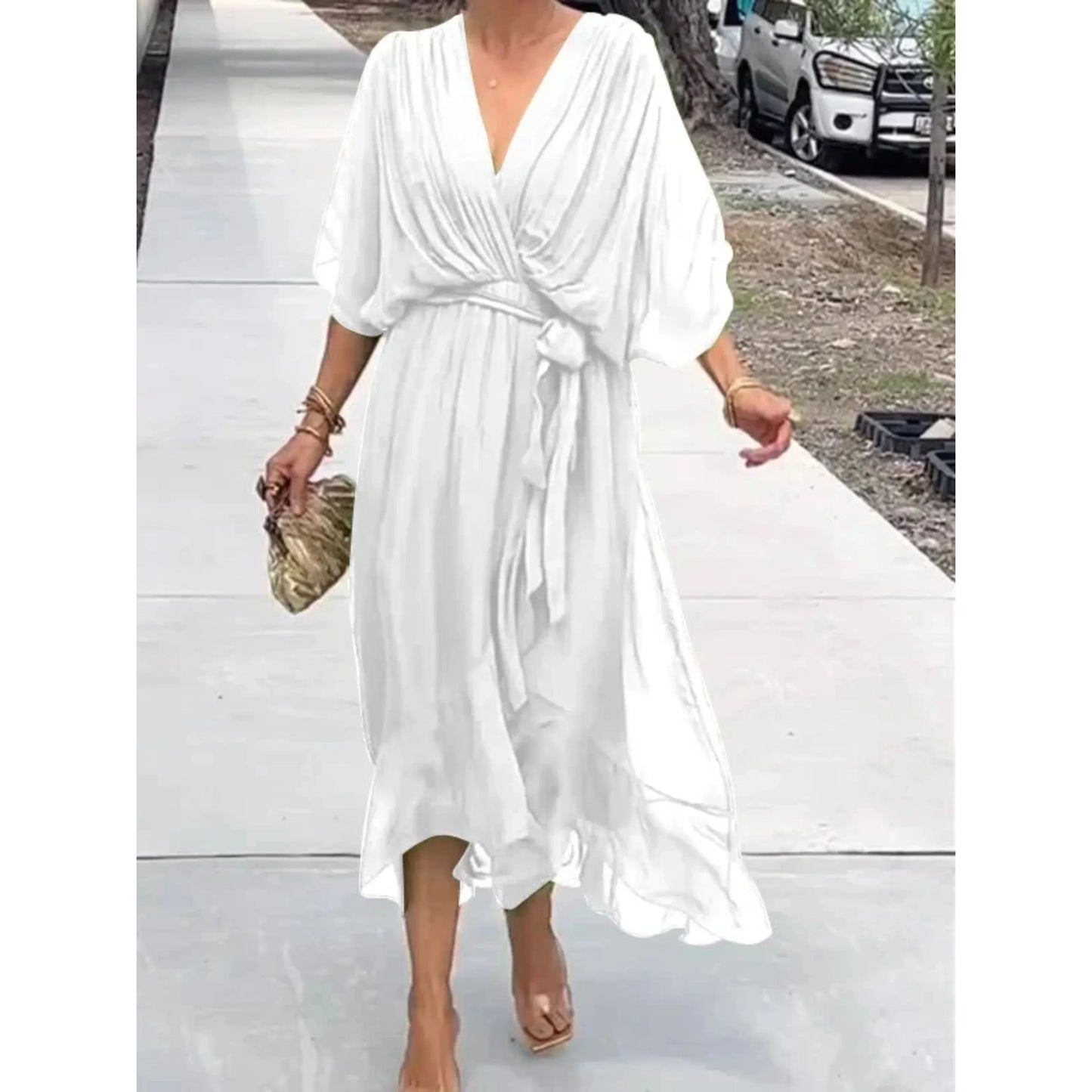 Robe de soirée élégante femme longue pure - LuxeStyle