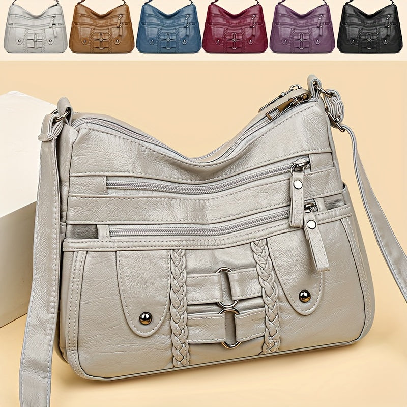 Sac à Main Polyvalent avec Fermetures Pratiques et Bretelle Réglable