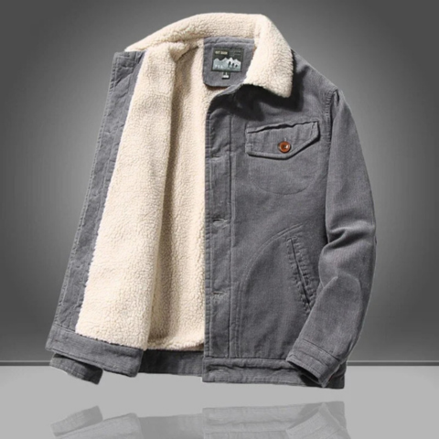Veste en velours doux pour homme hiver - LuxeStyle