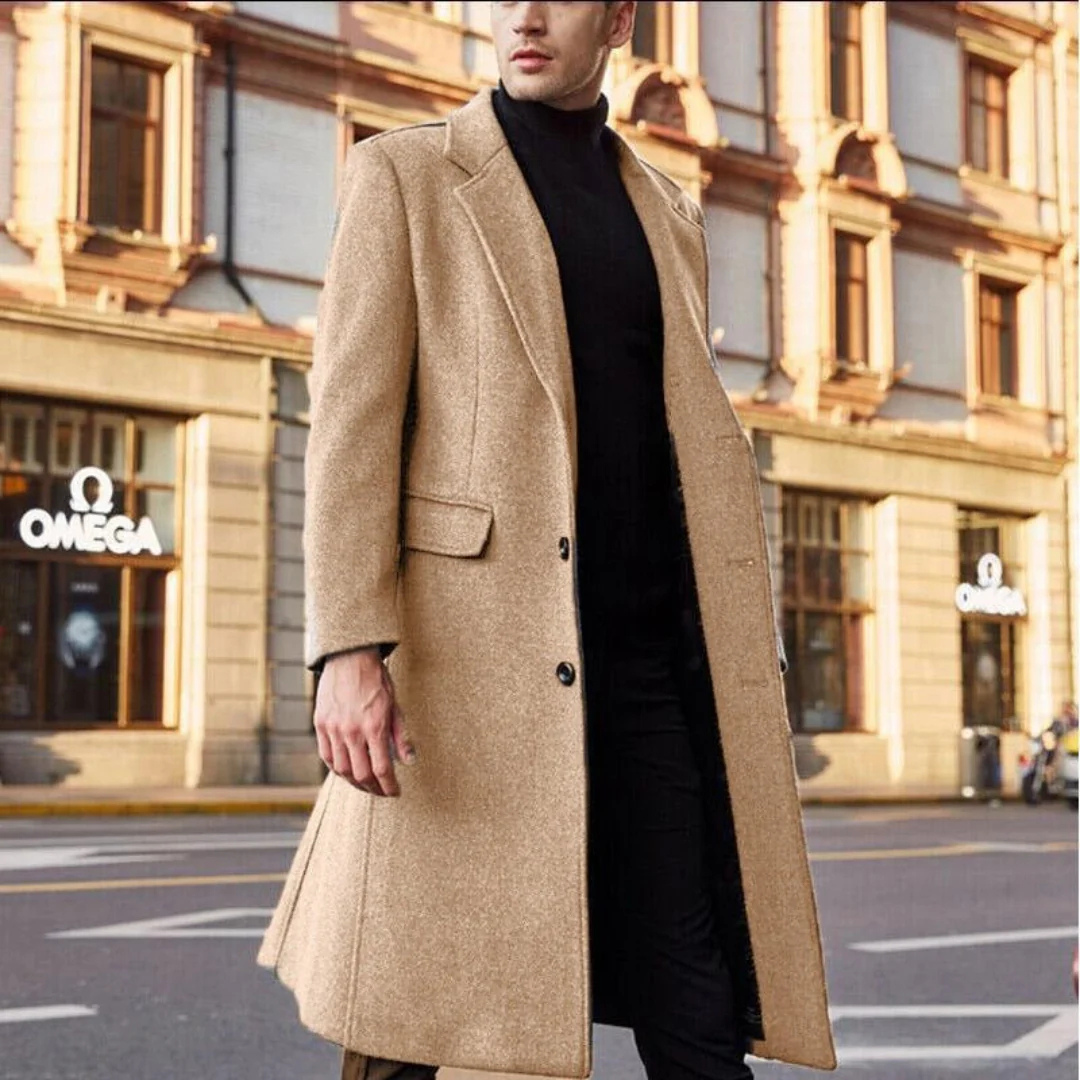 Manteau Imperméable Hiver Pour Homme | Long et Élégant