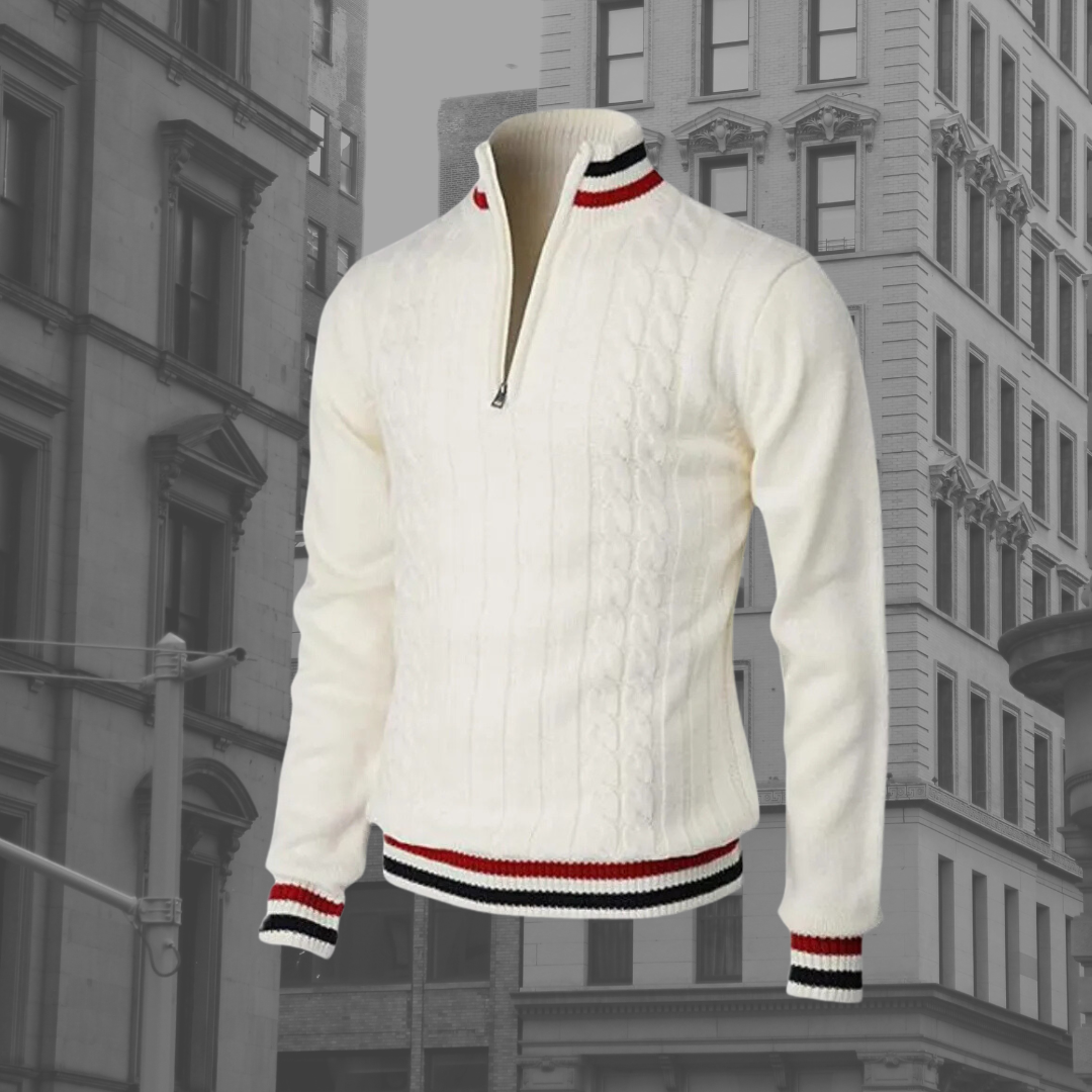 Pull Col Roulé Élégant pour Homme Hiver
