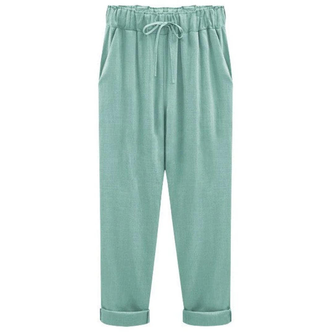 Pantalon Linéaire Confort Femme Été