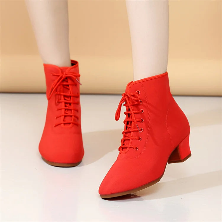 Bottines Lacets Femmes à la mode décontractées