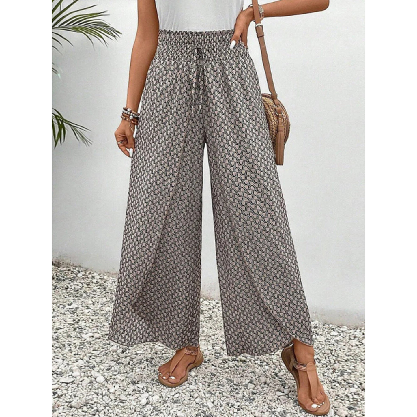 Pantalon Femme | Motif Géométrique Tendance - luxestyle