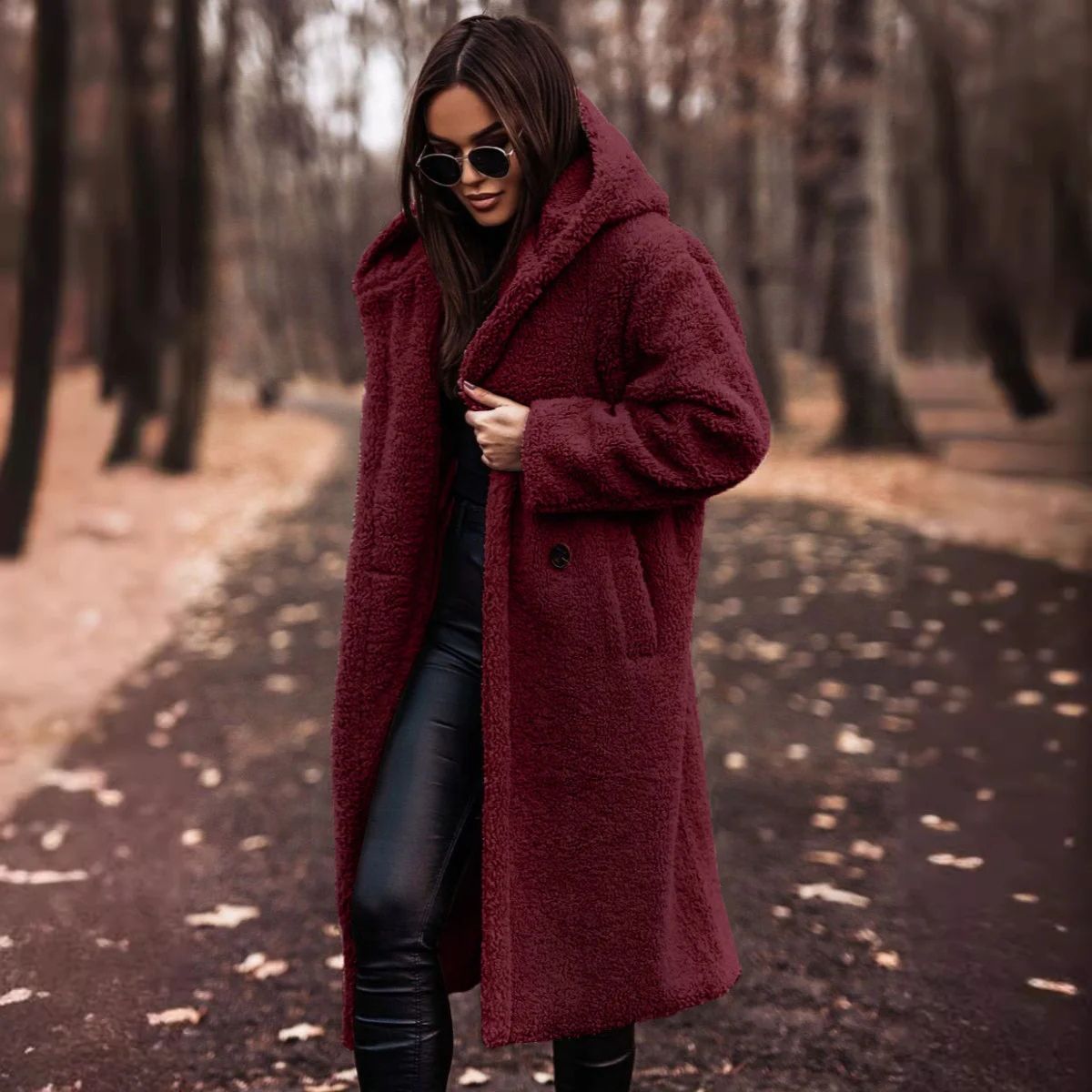 Manteau Automne Femme Élégant - Veste Hivernale Douce avec Fermeture Éclair et Style Actuel