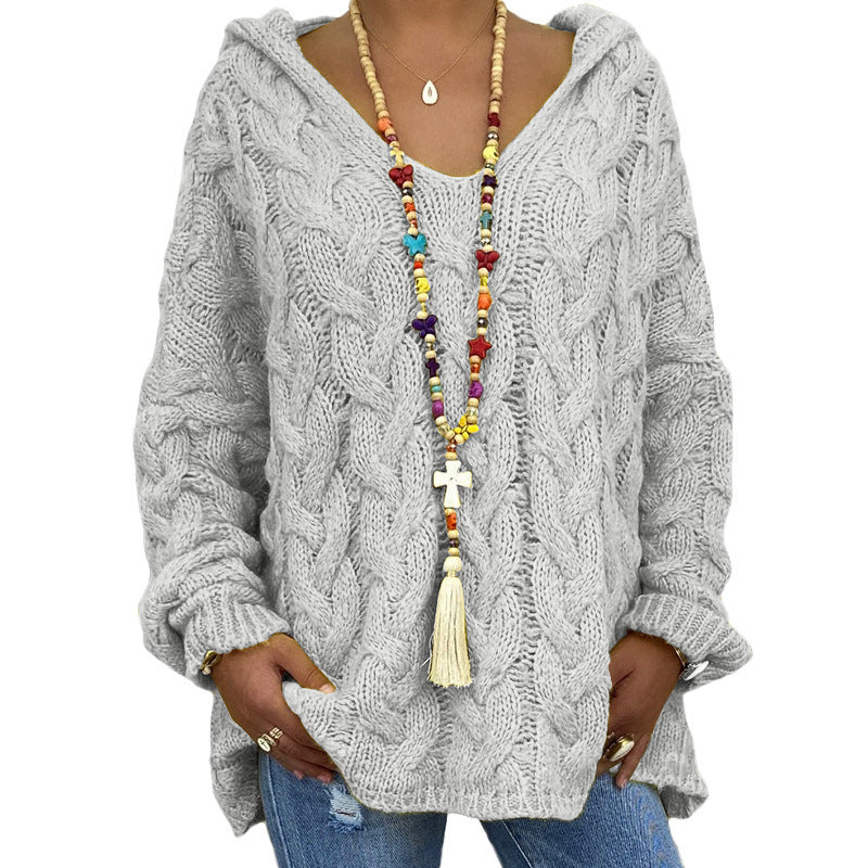Pull Femme Tricoté Doux, Détente Élégante et Confortable - LuxeStyle