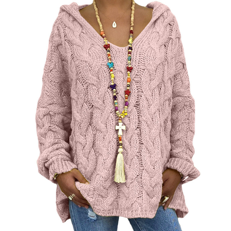 Pull Femme Tricoté Doux, Détente Élégante et Confortable