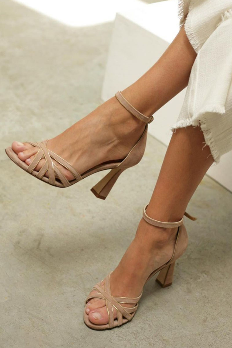Sandales Féminines à Talon Plat Confort pour Été - LuxeStyle