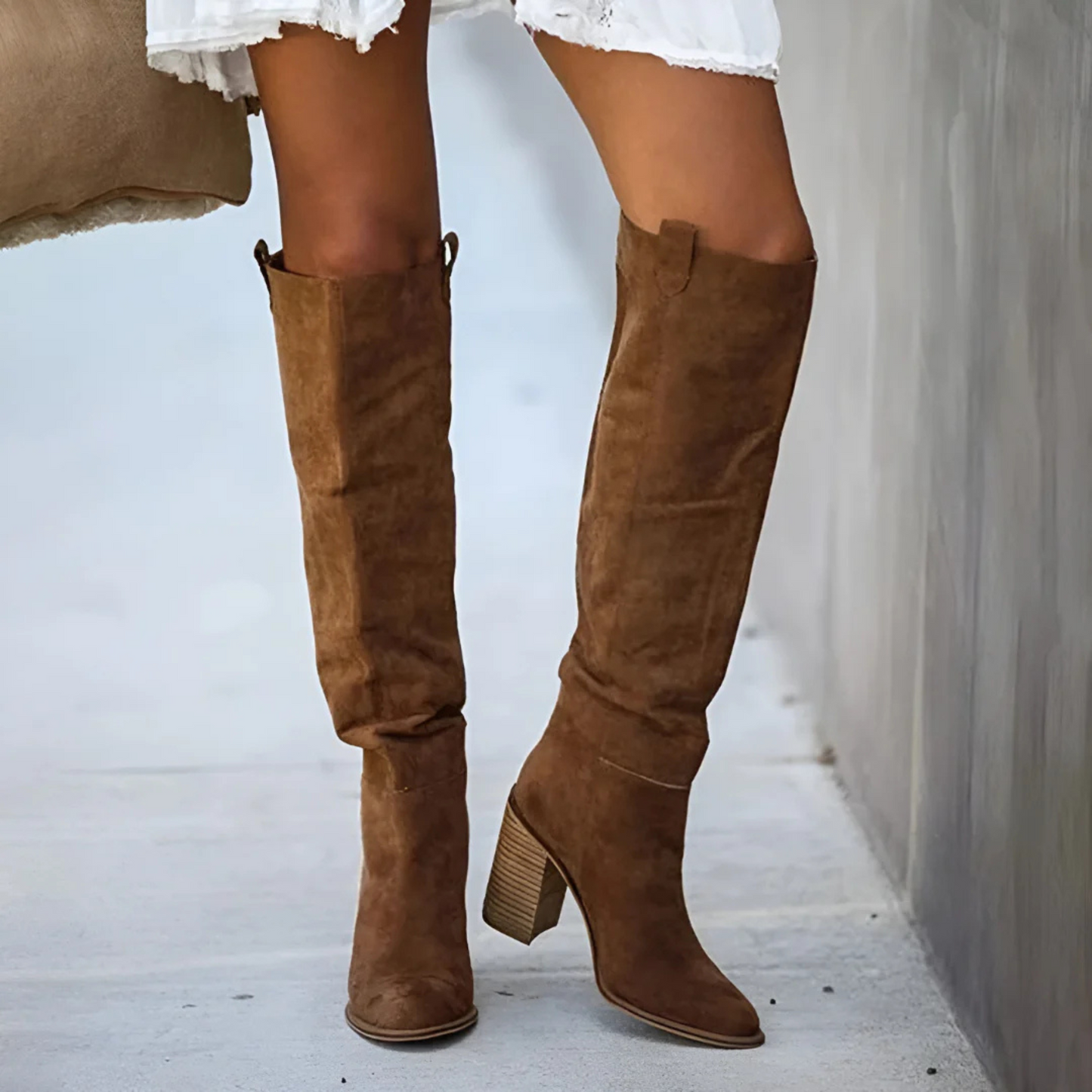 Bottes Femme Haut de Gamme Semelle Grip - luxestyle