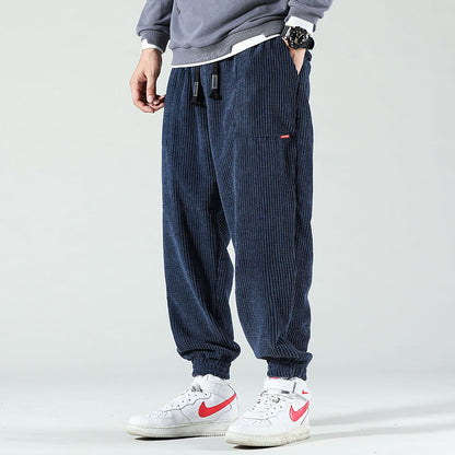 Pantalon Velours Marine pour Homme