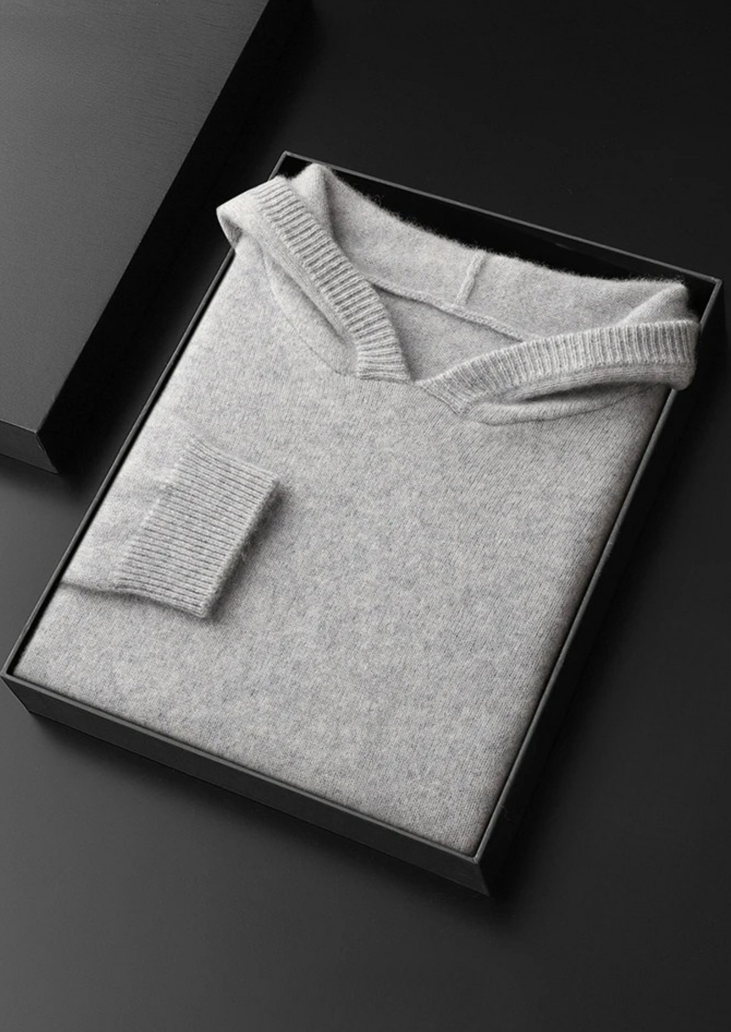 Pull en laine épaisse marron homme hiver