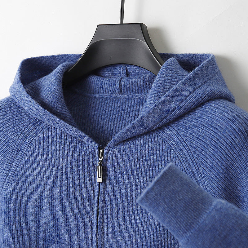 Pull Capuche Confortable Grande Taille Homme