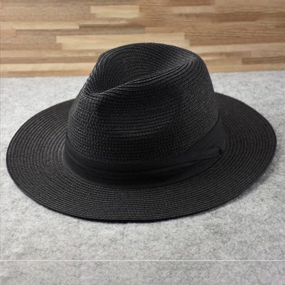 Chapeau Fedora Élégant Blanc et Noir pour Homme