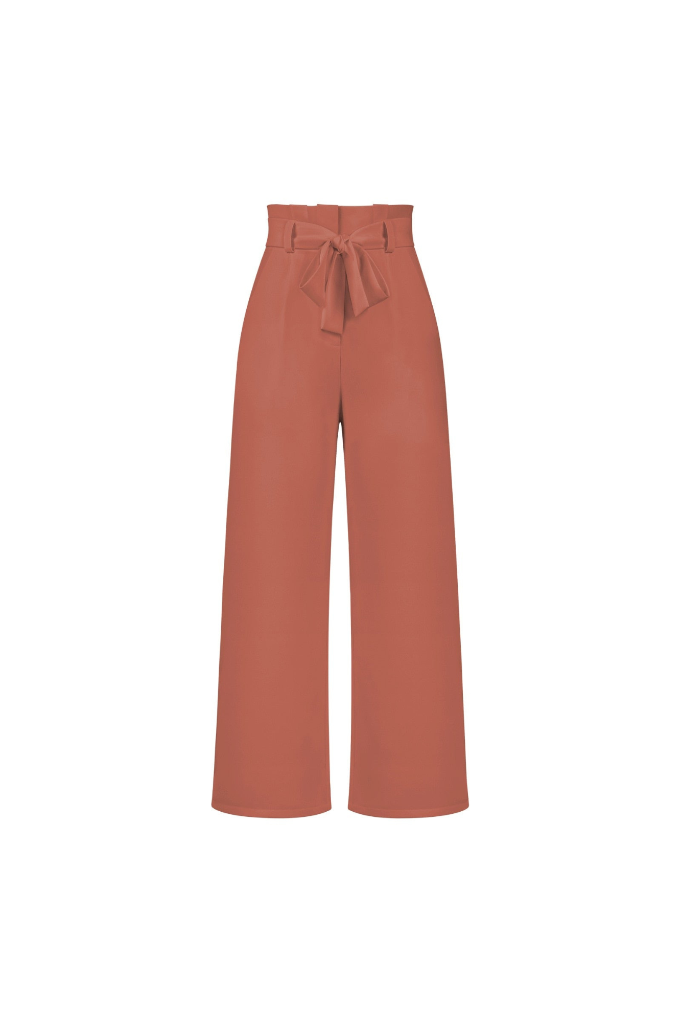 Pantalon Lin Élégant Pour Femme Taille Longue