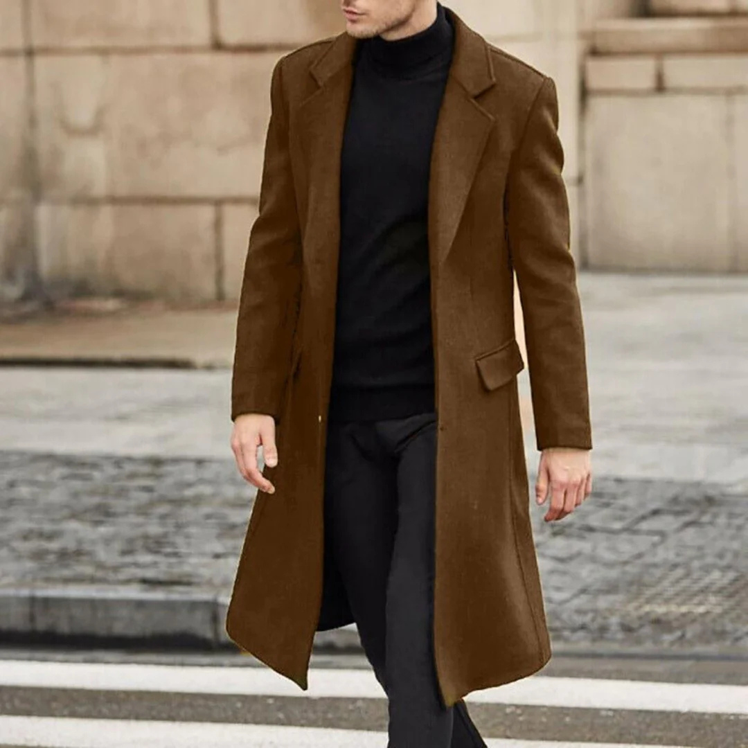 Manteau Imperméable Hiver Pour Homme | Long et Élégant