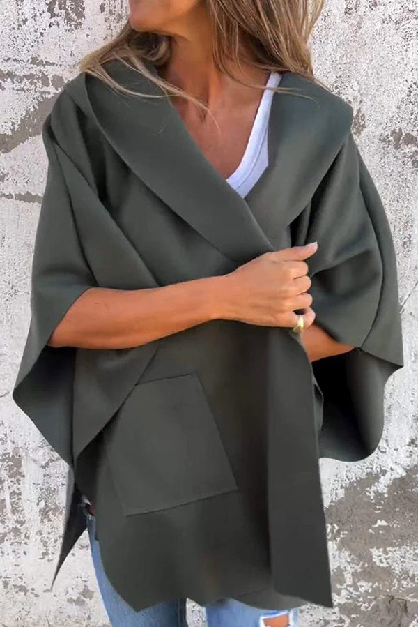 Manteau Femme Élégant À Poches Pour Automne