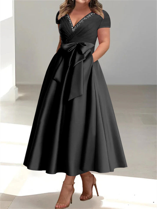 Robe de Soirée Élégante Pailletée pour Femme Maxi - luxestyle