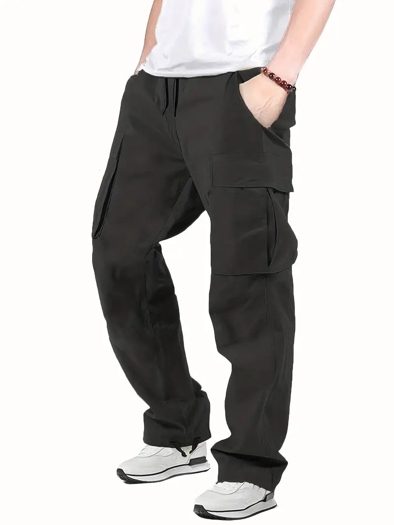 Pantalon Outdoor Relax pour Homme - Couleur Unie et Confortable