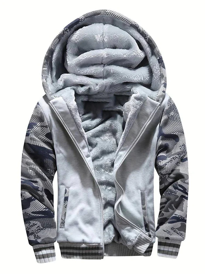 Veste Zippée Pratique Pour Homme Avec Poches