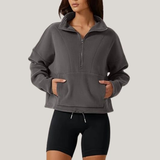 Pull femme élégant avec fermeture zip - BlxckFR