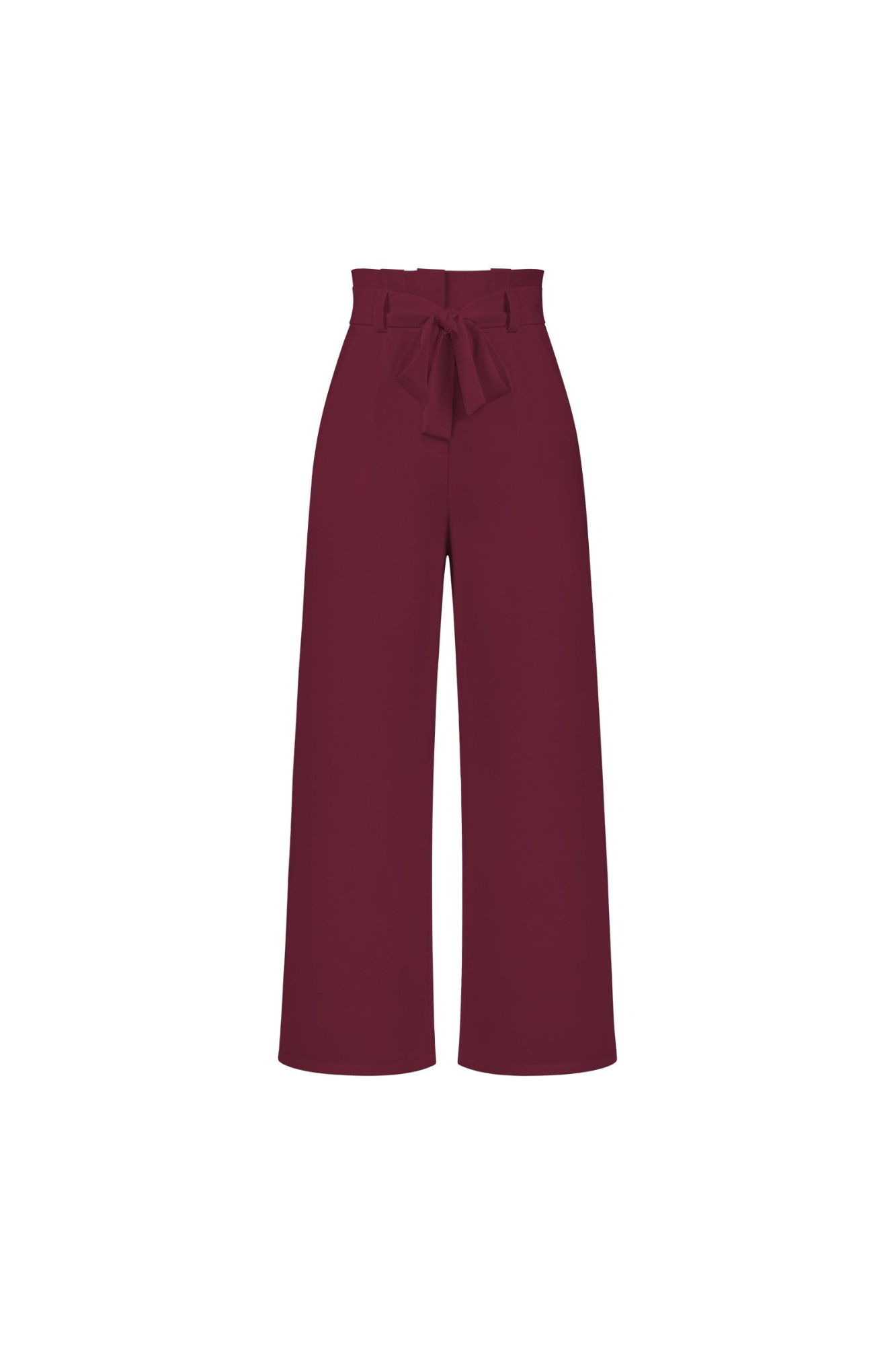 Pantalon Lin Élégant Pour Femme Taille Longue